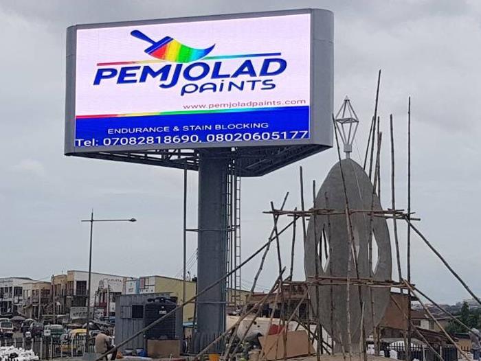 Iwe Atọjade Ifihan LED akọkọ ti Fi sori ẹrọ Ni Illorin, Ipinle Kwara Ni Nigeria