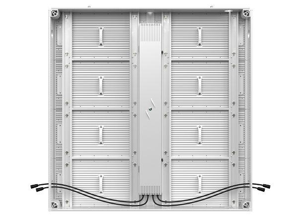 1mx1m Ita gbangba Fanless Slim LED minisita
