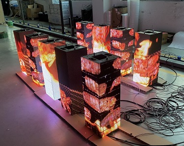 Square Pillar LED iboju