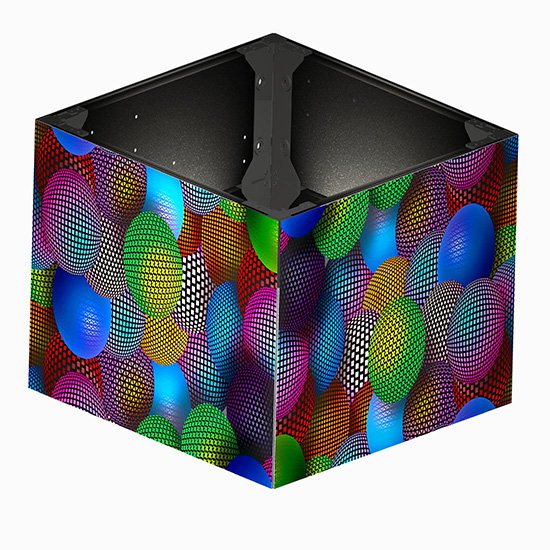 Iṣẹ Iwaju 90 Igbimọ LED Ipele Fun Ifihan Ifihan LED Iwe iwe